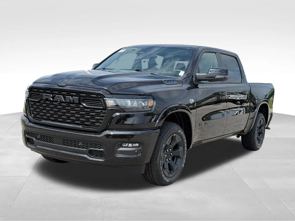 New 2026 Diamond Black Crystal Pearl-Coat Exterior Paint RAM Big Horn/Lone Star image 1