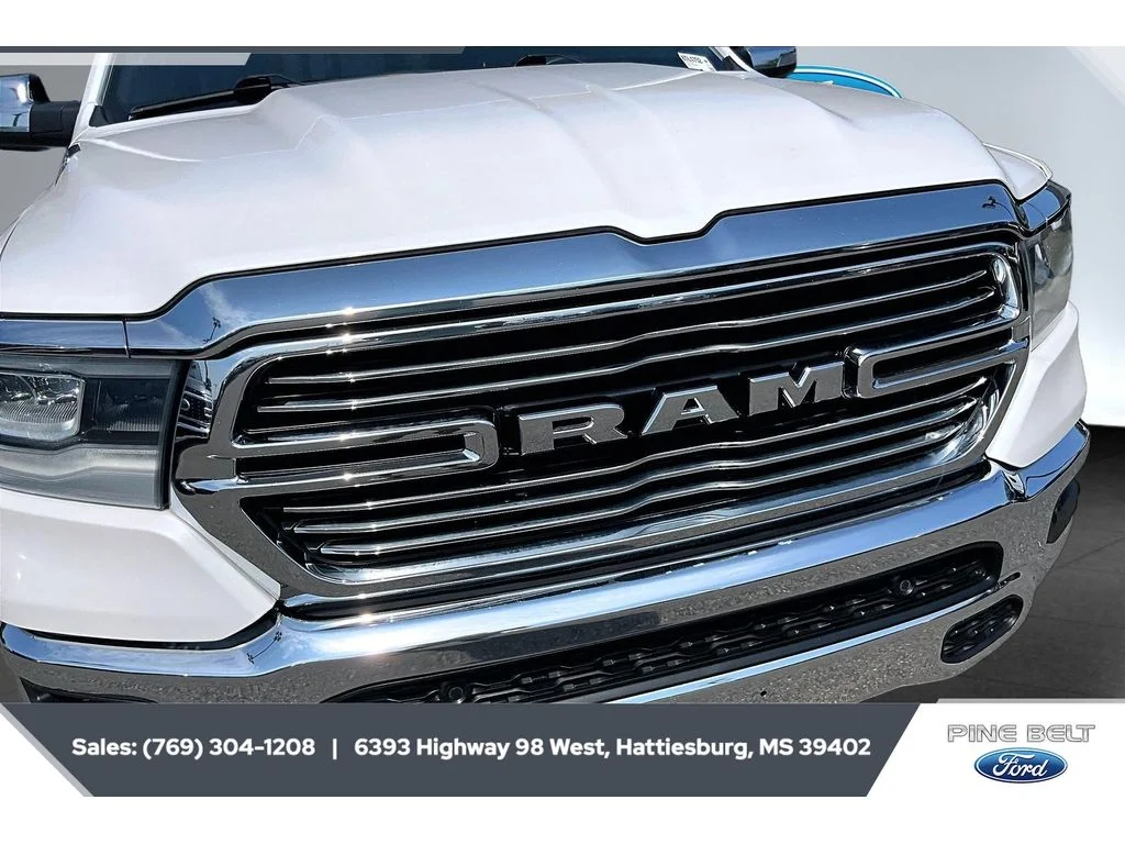 Used 2023 Ivory White Tri-Coat Pearlcoat Ram Laramie image 22