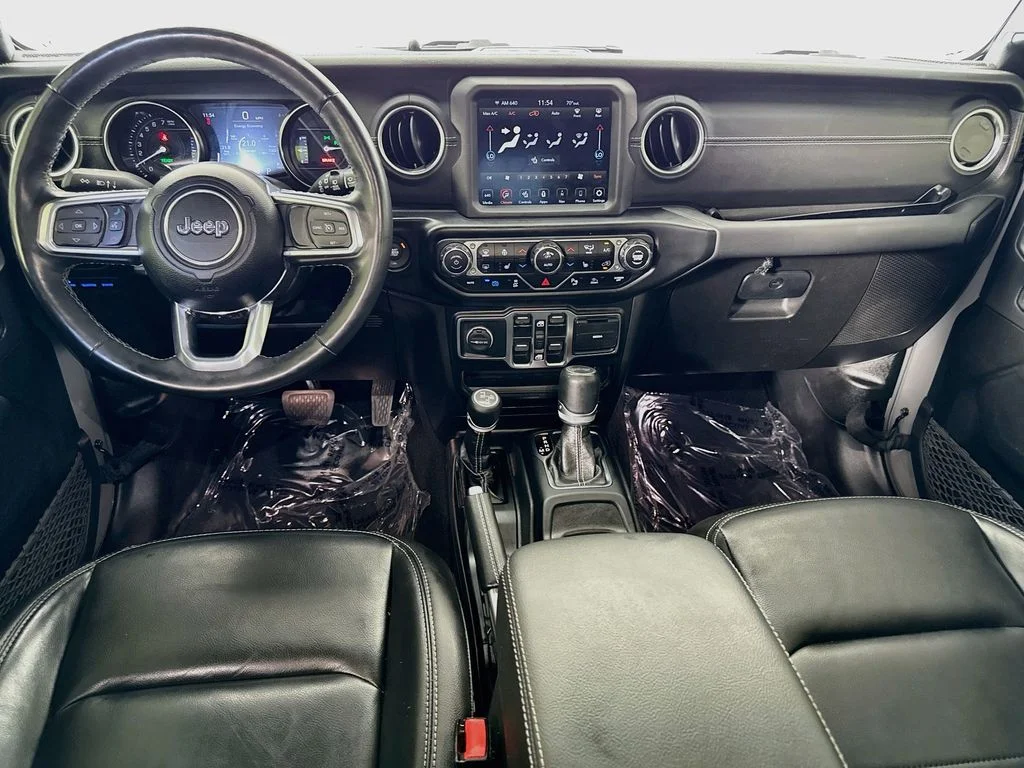 Used 2021 Gray Jeep Unlimited Sahara 4xe image 23