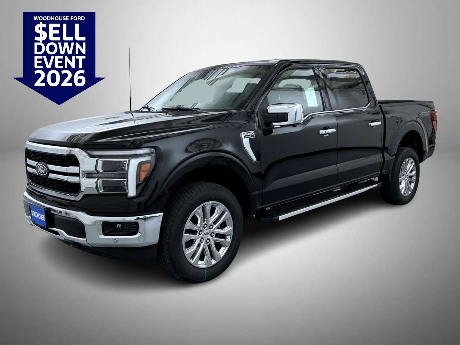 New 2026 Black Ford Lariat image 1