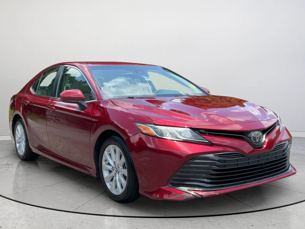 Used 2018 Red Toyota LE image 1