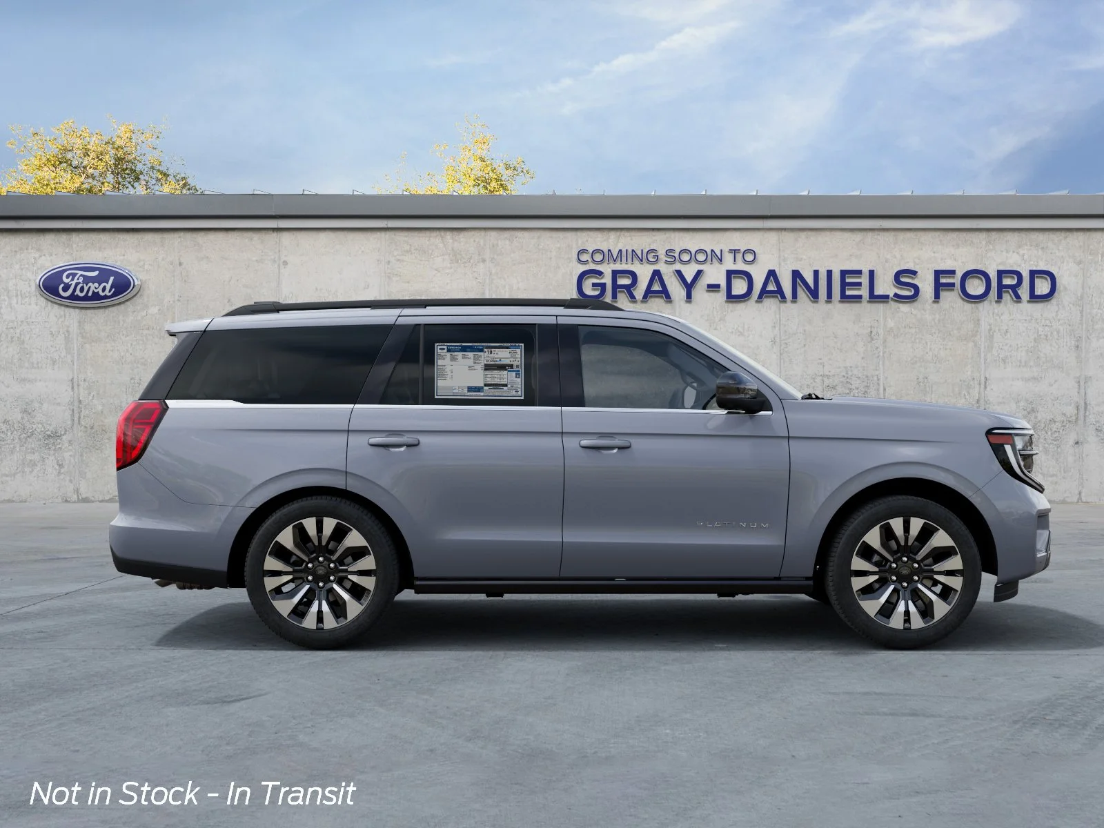 New 2027 Glacier Gray Metallic Tri-Coat Ford Platinum image 5