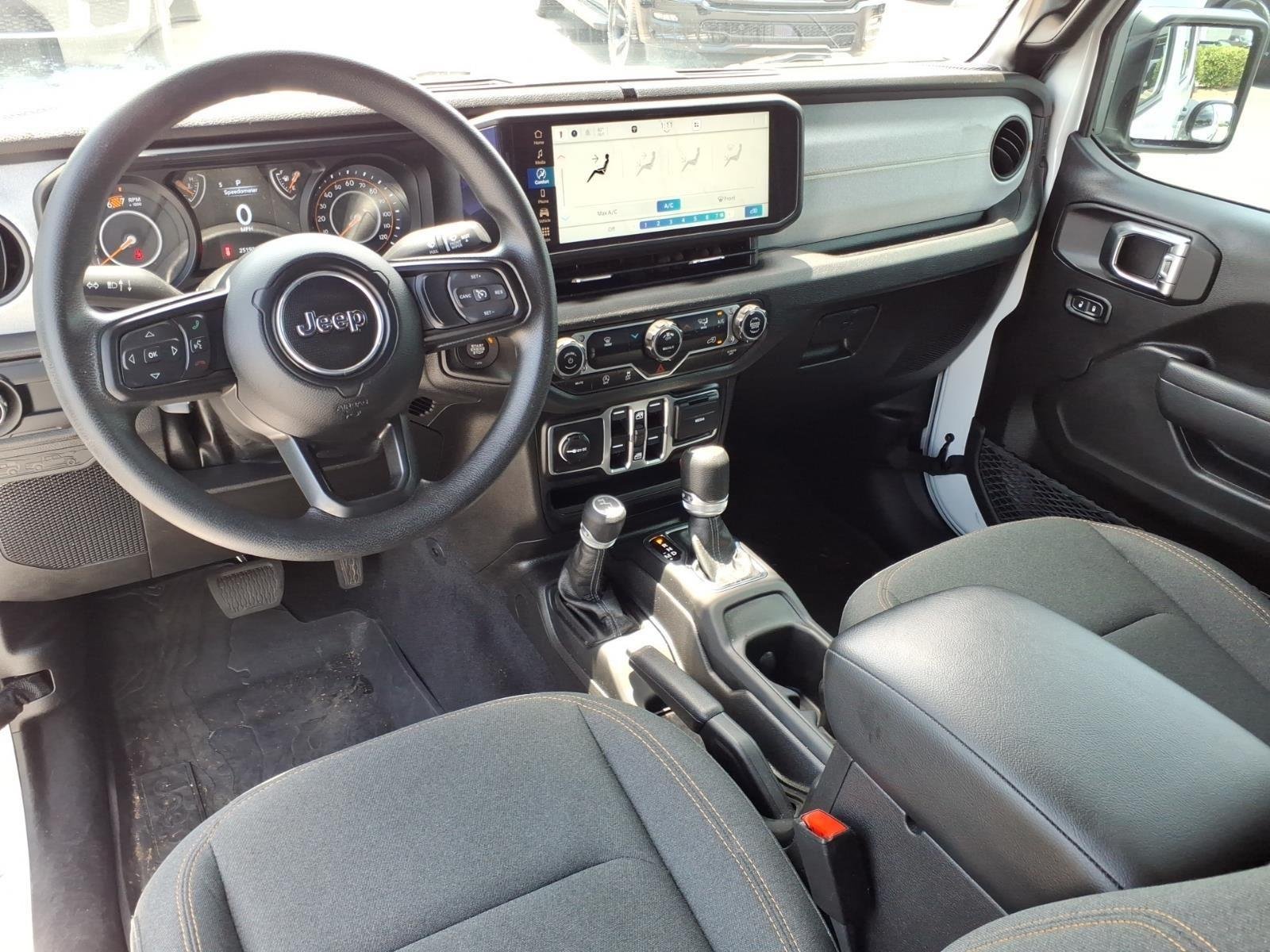 Used 2025 Bright White Clearcoat Jeep Sport image 20