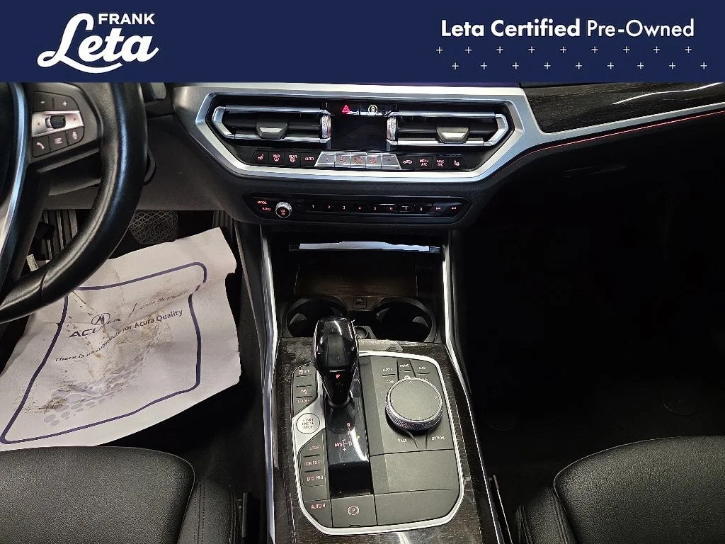 Certified Used 2021 Blue BMW 330i xDrive image 11