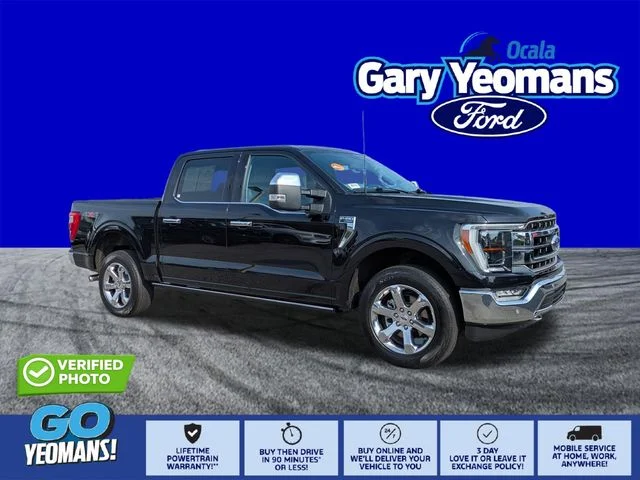 Certified Used 2023 Black Metallic Ford Lariat image 1
