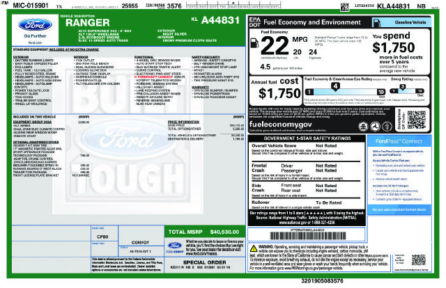 Used 2019 Silver Ford XLT image 30