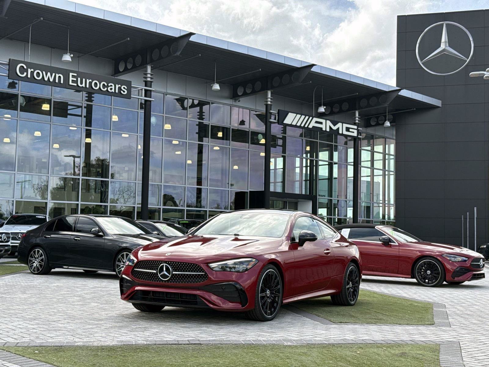 Red Metallic 2026 Mercedes-Benz CLE 450 4MATIC Convertible All-Wheel Drive 