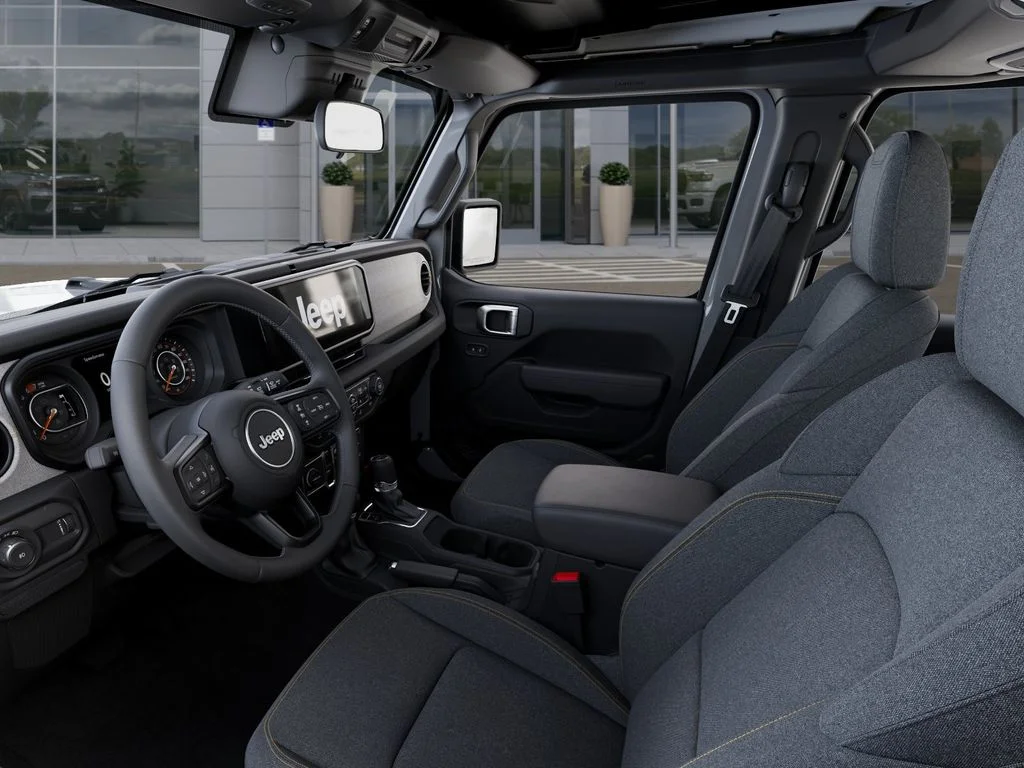 New 2026 Bright White Clear-Coat Exterior Paint Jeep Sport S image 22