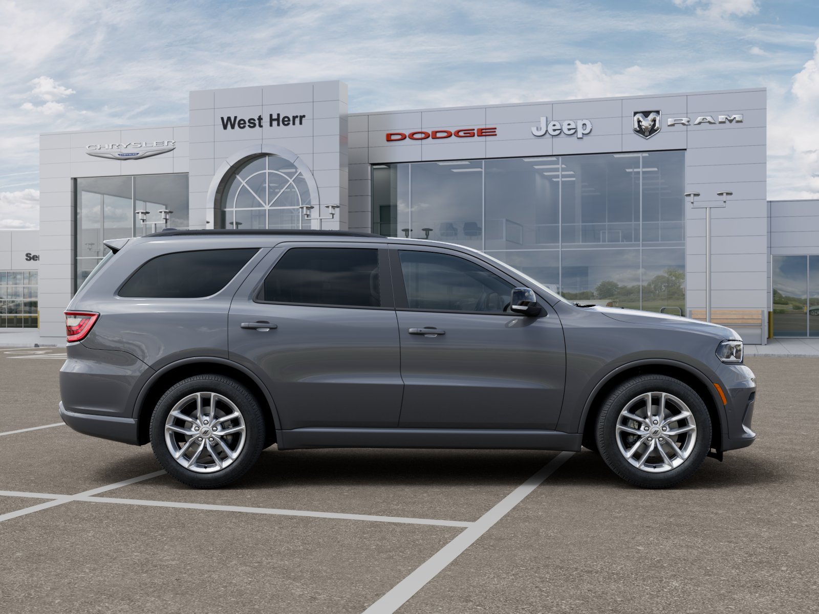 New 2026 Destroyer Gray Clear-Coat Exterior Paint Dodge DURANGO GT PLUS AWD image 47