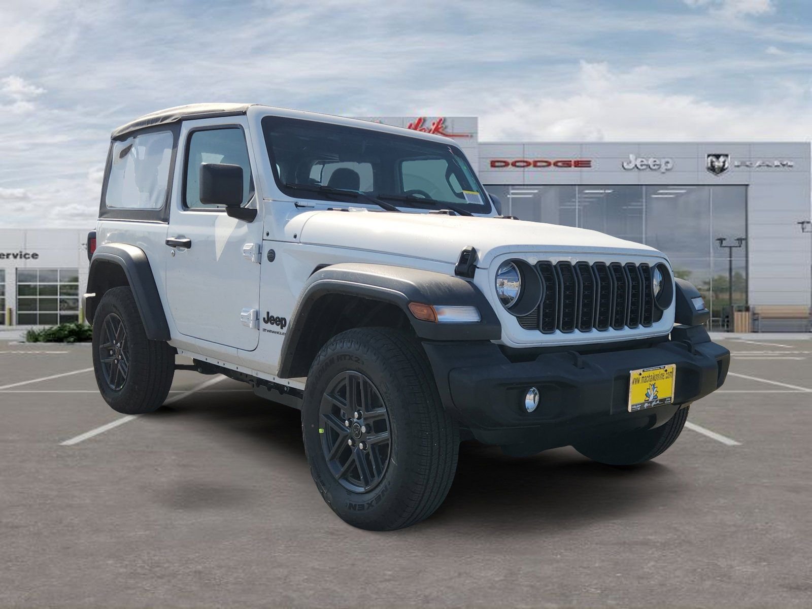 New 2026 Bright White Clear-Coat Exterior Paint Jeep Sport image 7