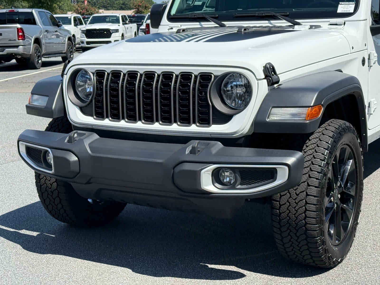 Used 2024 Bright White Clearcoat Jeep Sport image 9