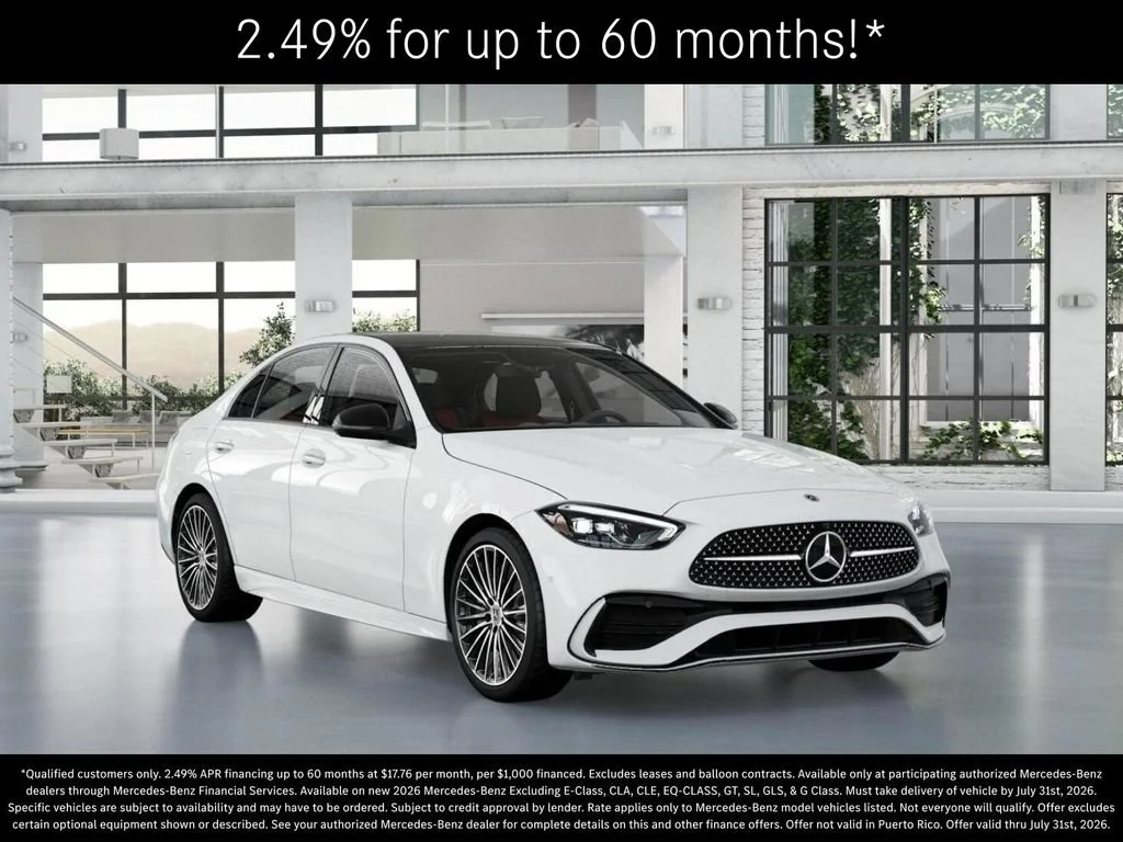 New 2026 Polar White Mercedes-Benz C 300 image 52