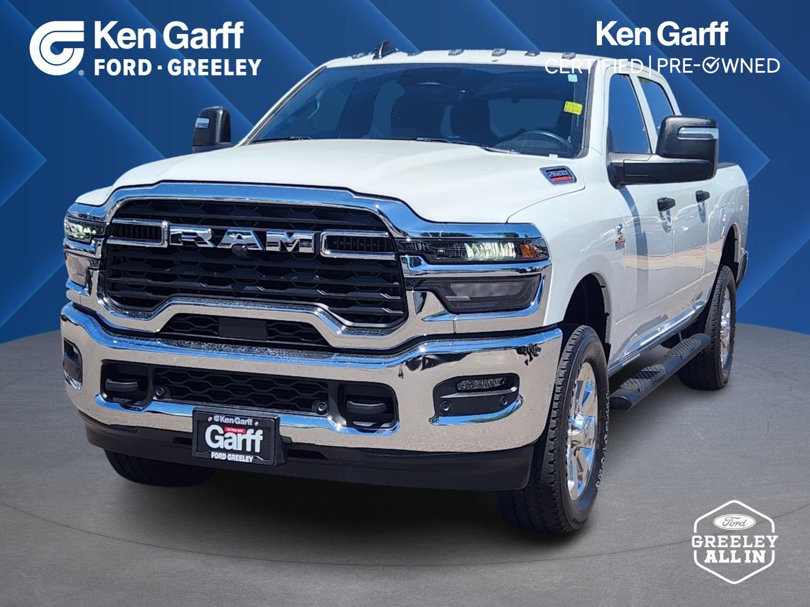 Used 2025 Bright White Clearcoat Ram Tradesman image 1