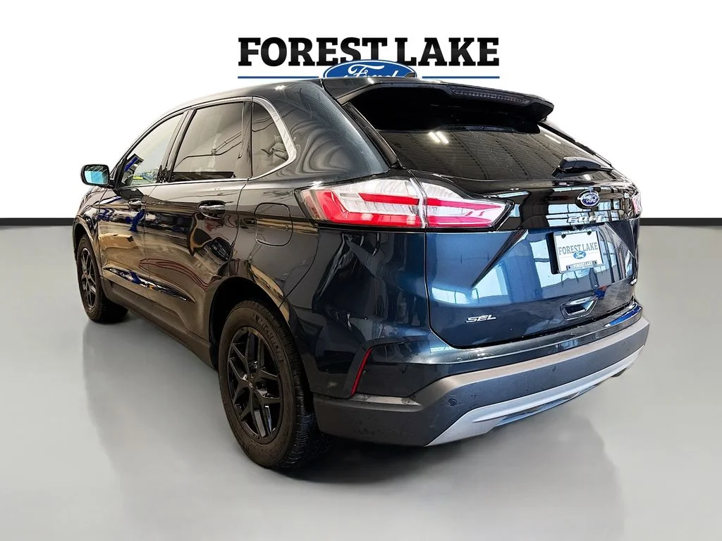 Certified Used 2023 Blue Metallic Ford SEL image 4
