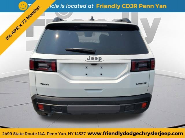 New 2026 Bright White Clear-Coat Exterior Paint Jeep Limited image 4