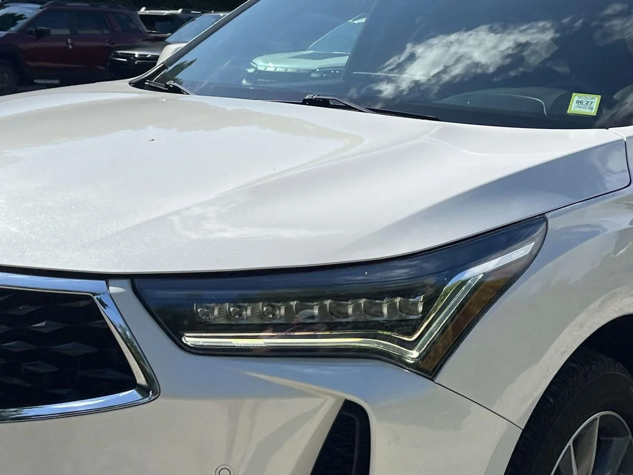 Used 2023 Platinum White Pearl Acura Technology Package image 8