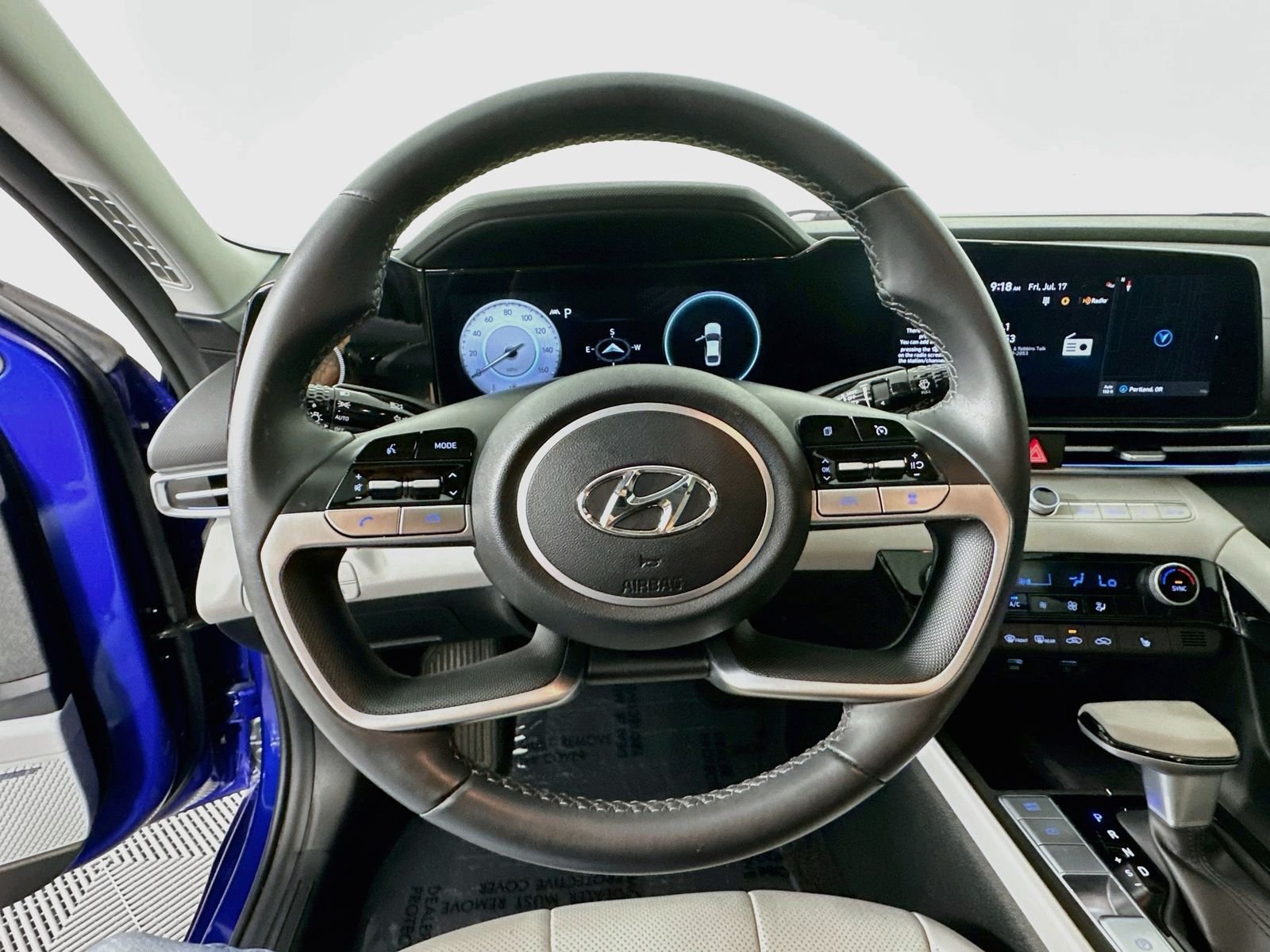 Used 2023 Intense Blue Hyundai Limited image 11