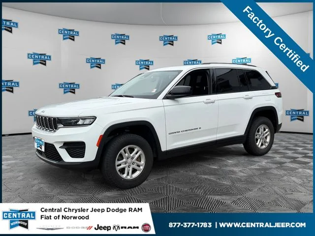 Certified Used 2023 White Jeep Laredo image 1