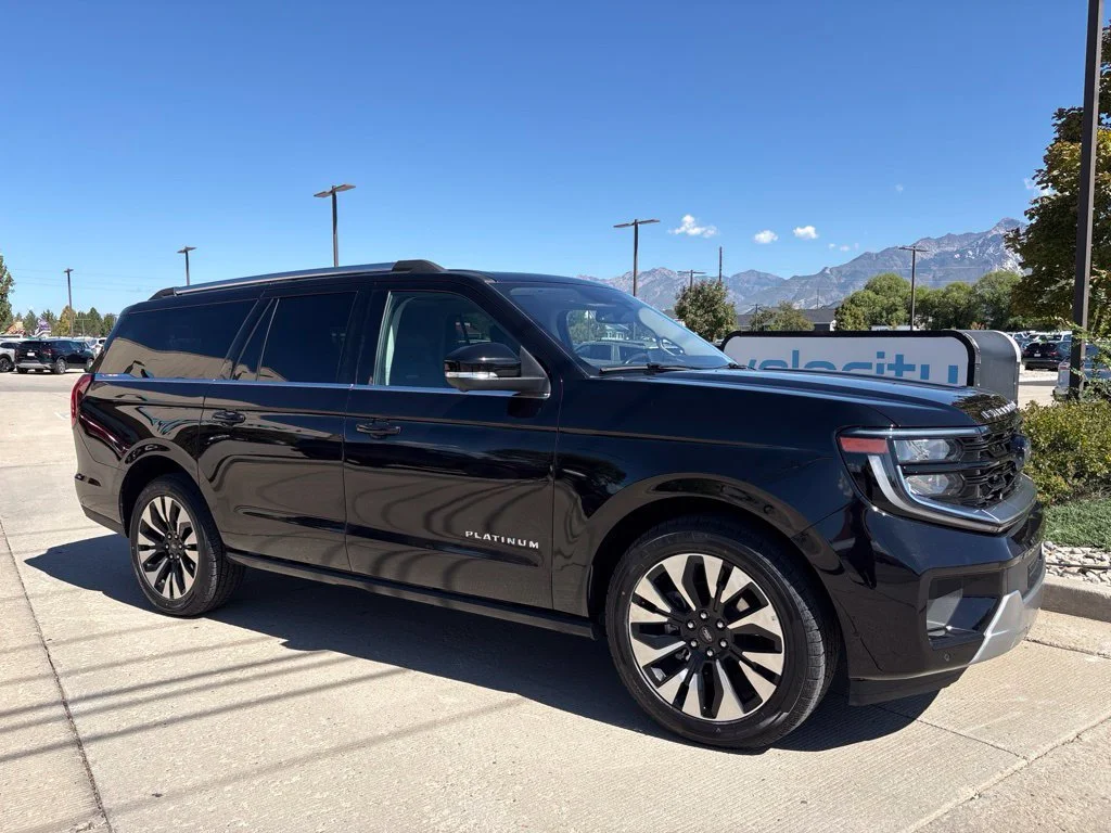 Used 2025 Black Ford Platinum image 1