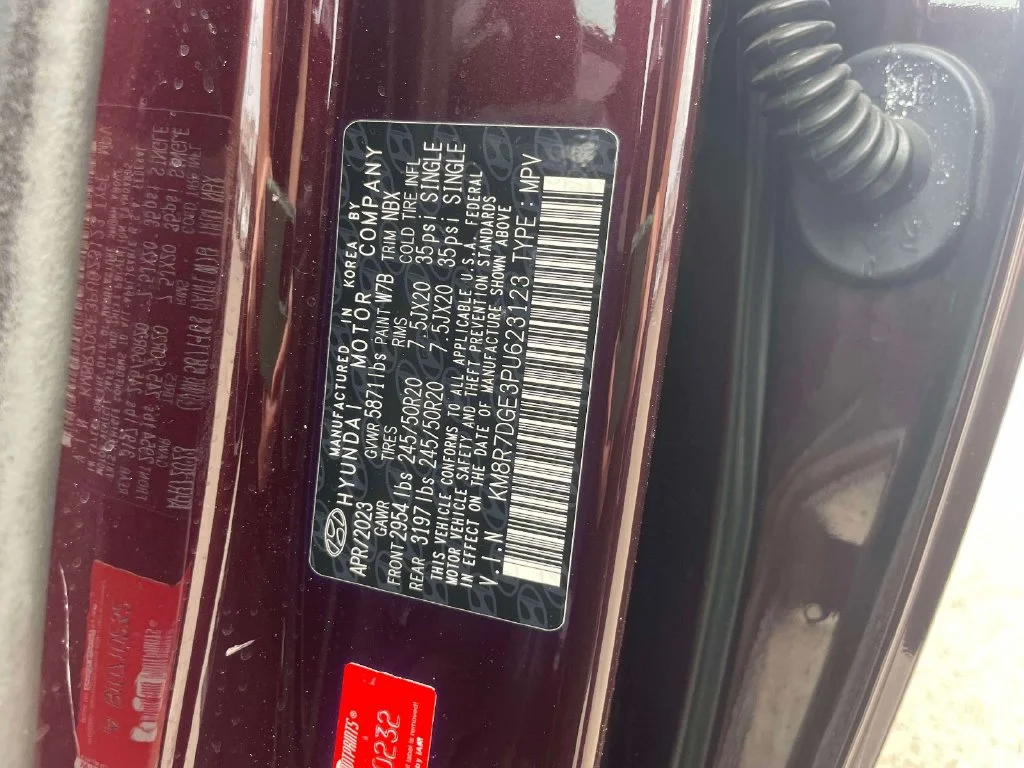 Certified Used 2023 Red Hyundai Calligraphy image 34