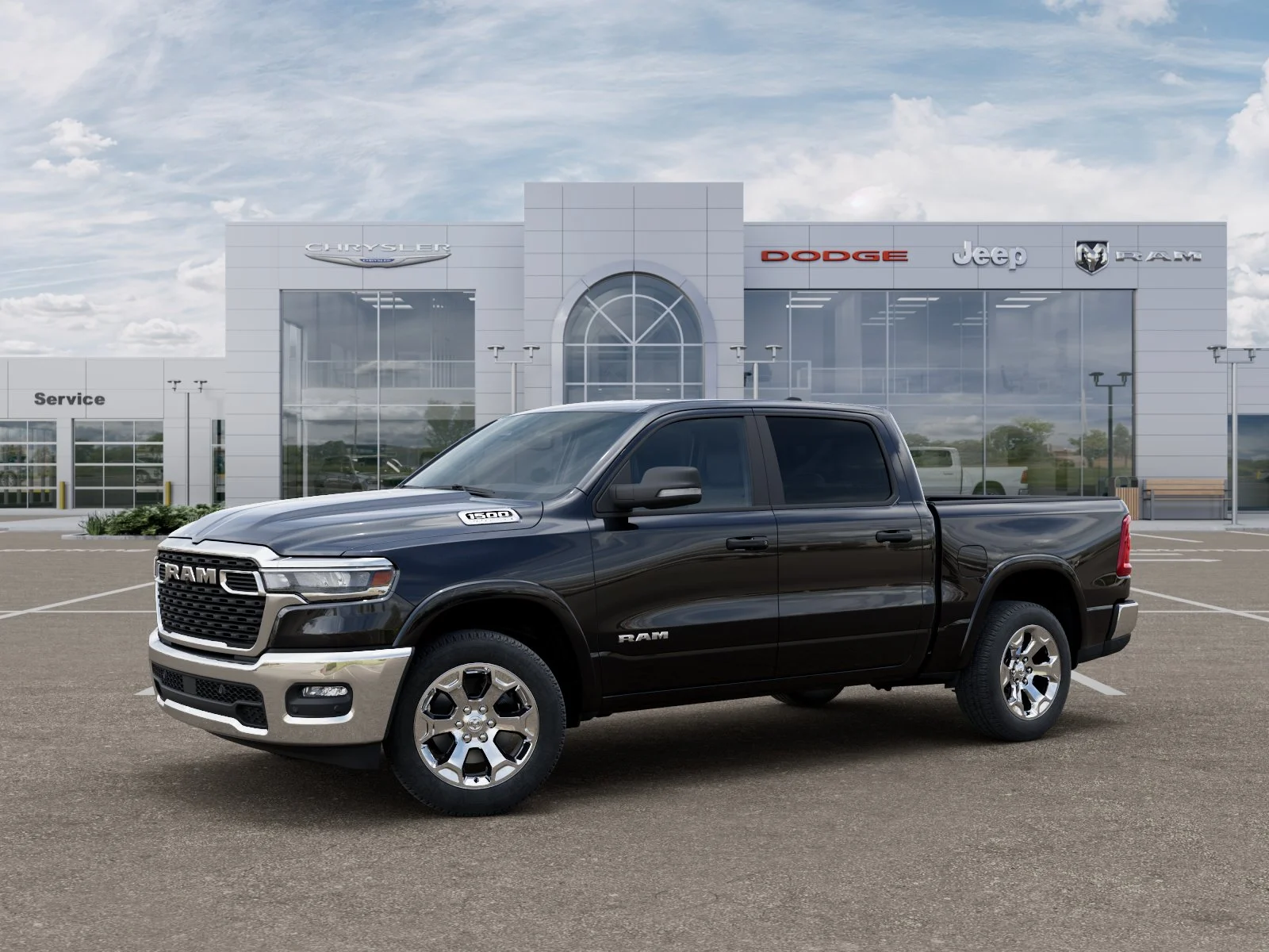 New 2026 Diamond Black Crystal Pearlcoat RAM Big Horn/Lone Star image 29