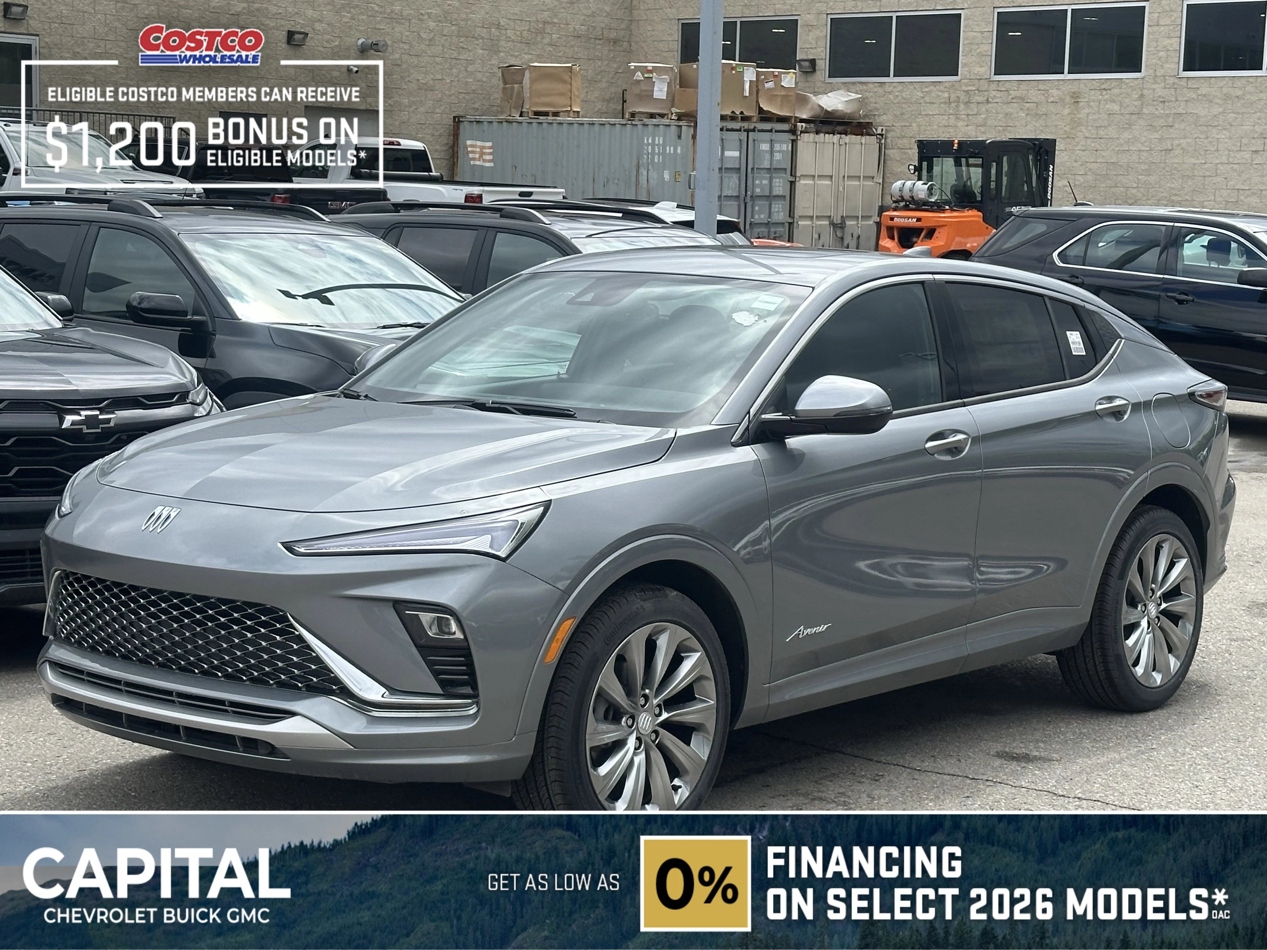 New 2026 Moonstone Grey Metallic Buick Avenir image 1
