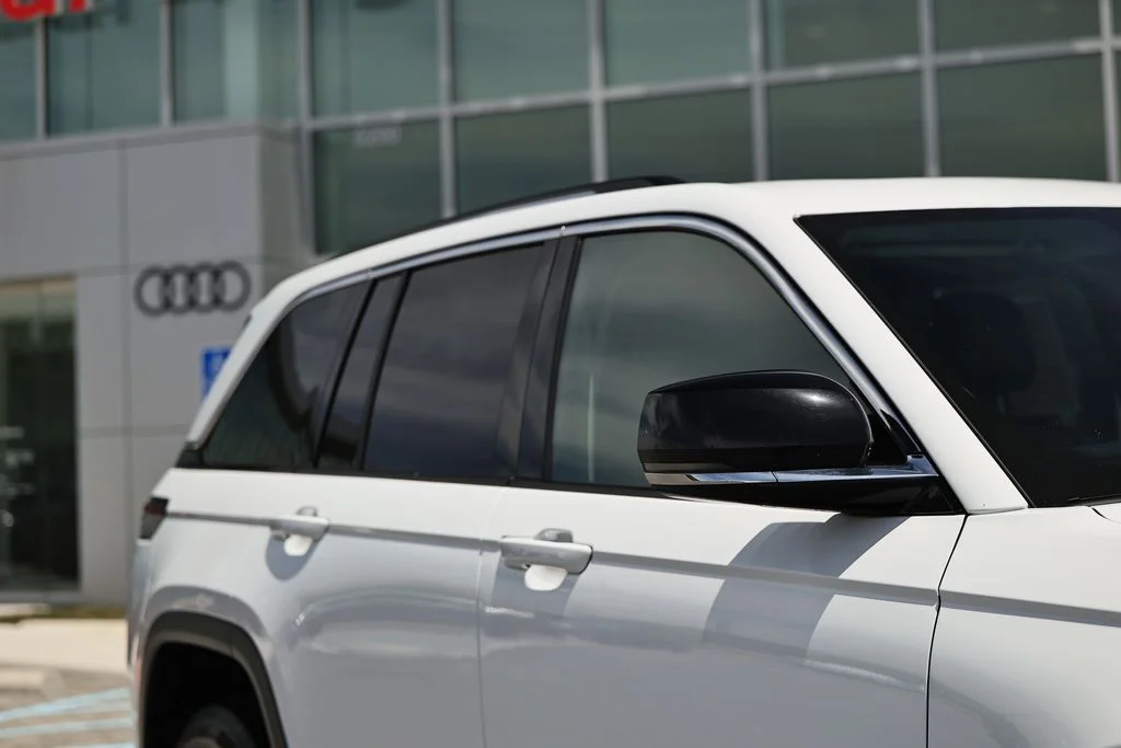 Used 2024 Bright White Clearcoat Jeep 4xe image 3