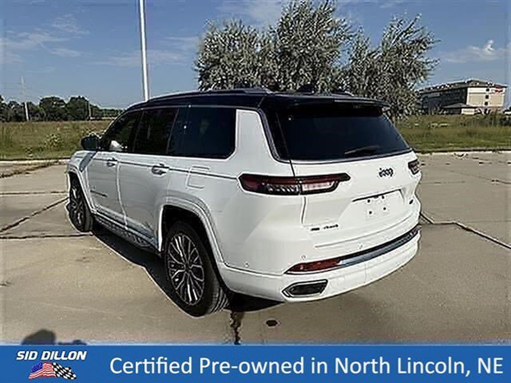 Used 2022 Bright White Clear Coat Jeep Summit Reserve image 7