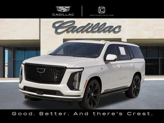 Used 2025 Crystal White Tricoat CADILLAC Sport image 10