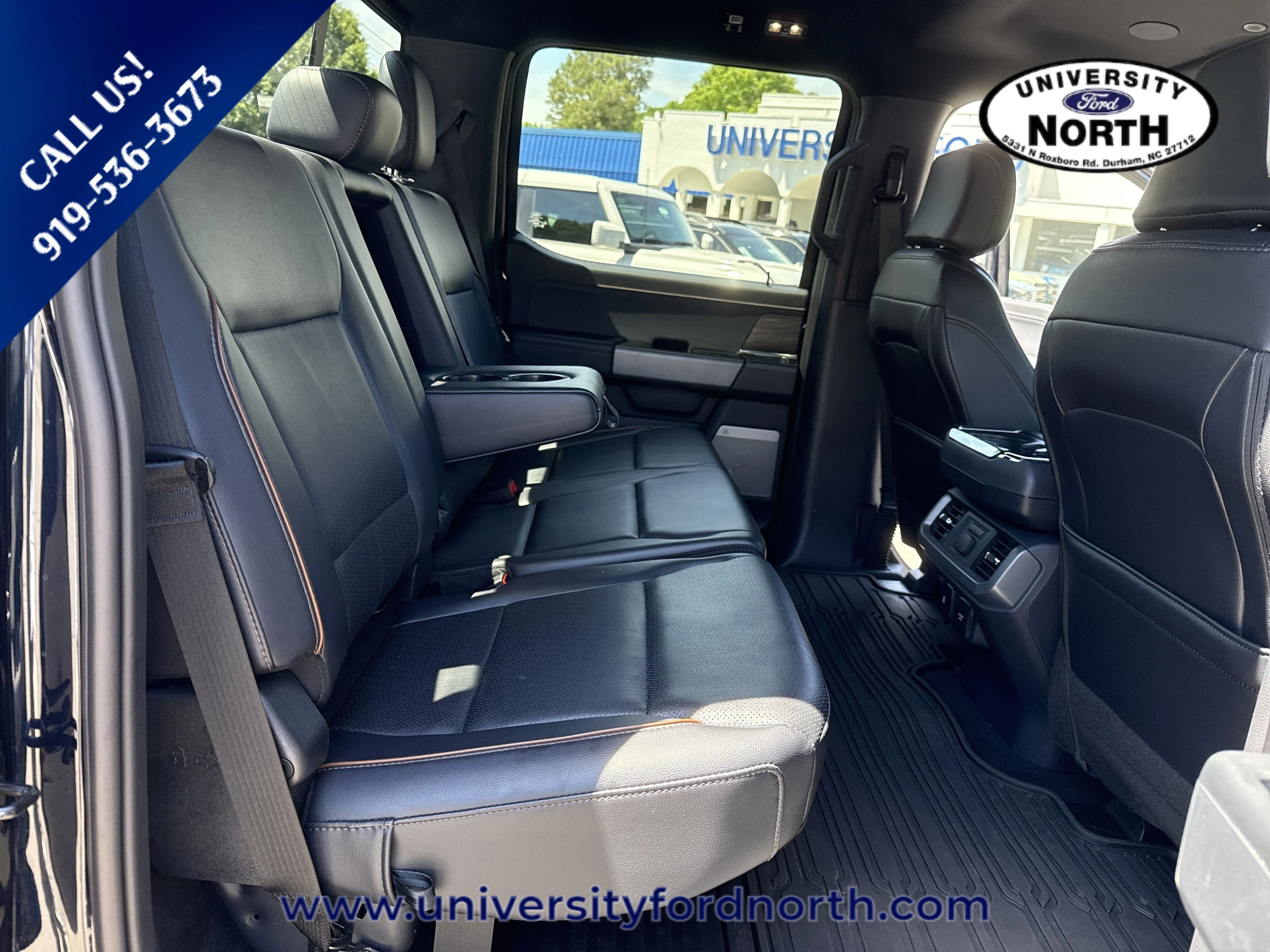 Used 2025 Antimatter Blue Metallic Ford LARIAT image 48
