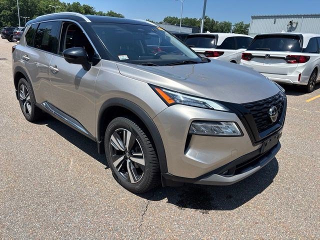 Certified Used 2021 Brilliant Silver / Black Nissan SL image 1