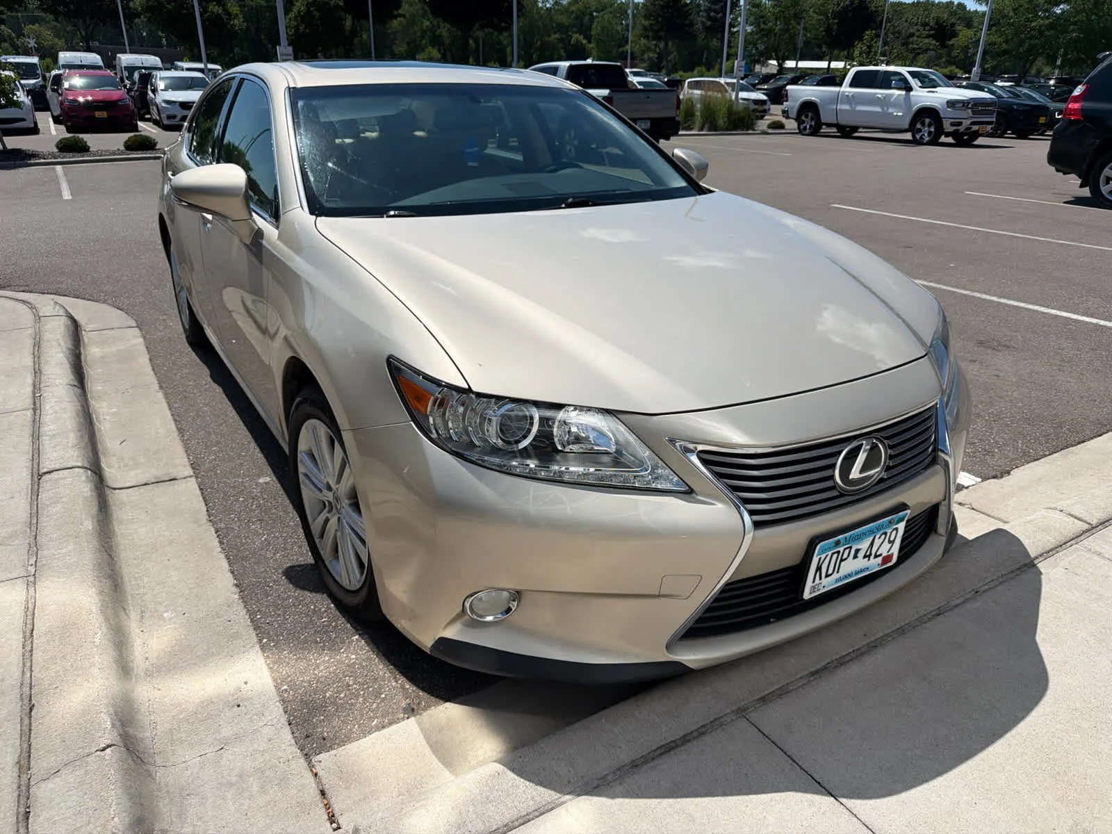 Used 2015 Lexus ES 350 with VIN JTHBK1GGXF2177274 for sale in Brooklyn Park, MN