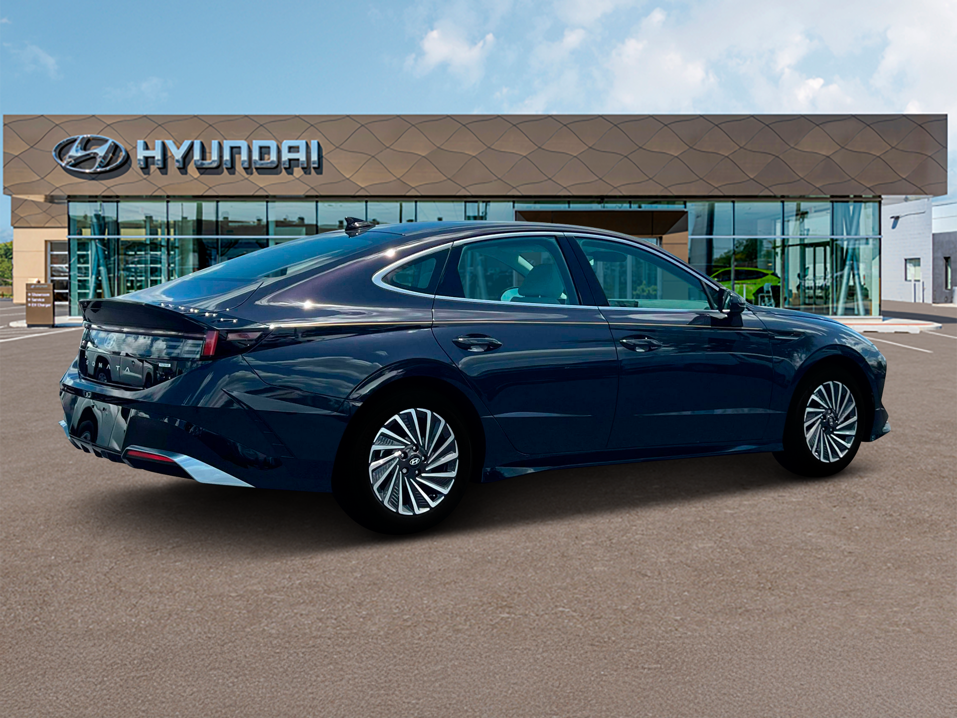 New 2025 Blue Hyundai SEL image 8