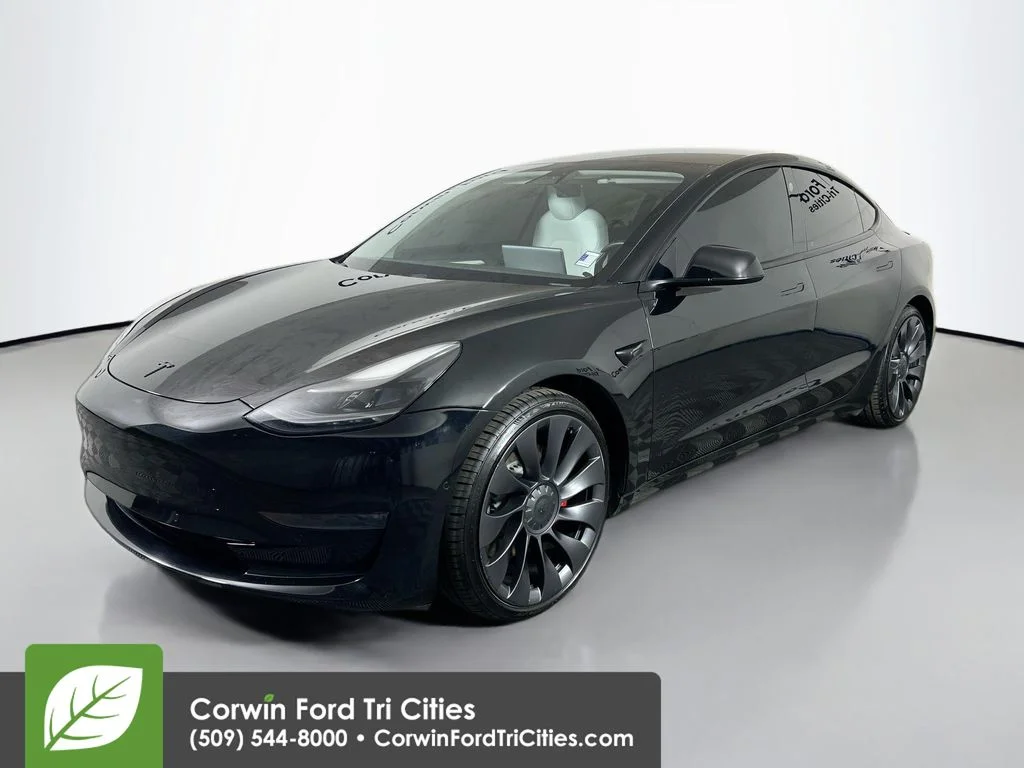 Used 2021 Black Tesla Performance image 5