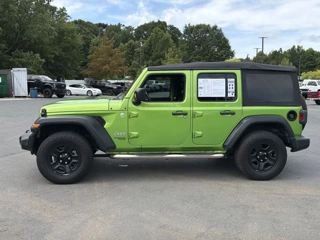 Used 2019 Green Jeep Unlimited Sport image 10