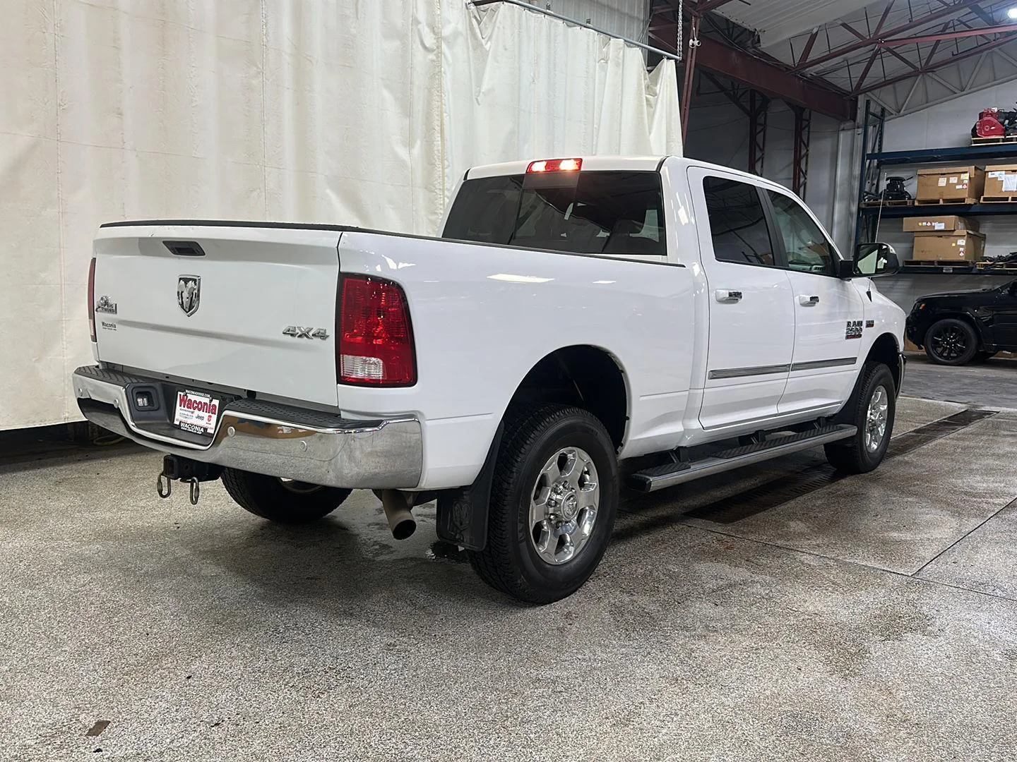 Used 2018 Bright White Clearcoat Ram Big Horn image 6