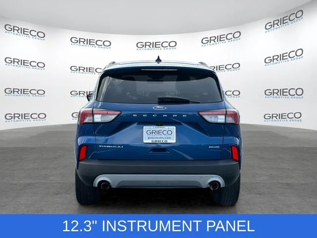 Used 2022 Blue Ford Titanium image 6