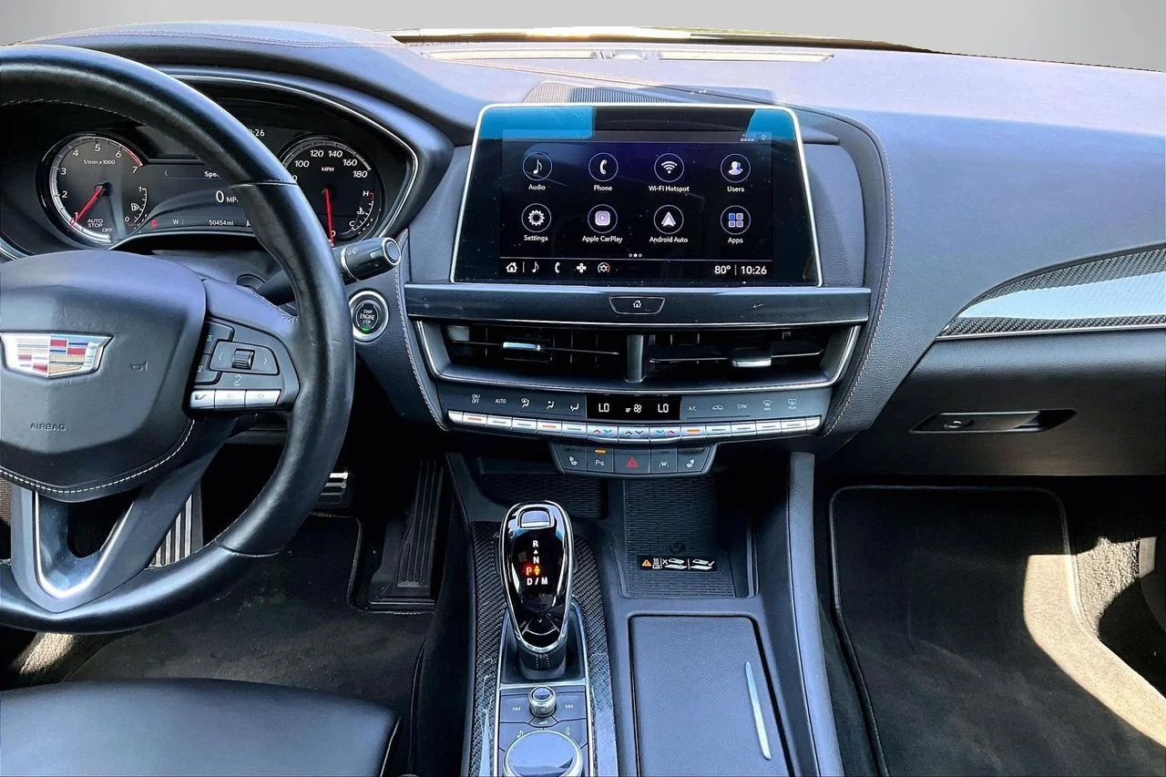 Certified Used 2022 Black Cadillac V-Series image 12