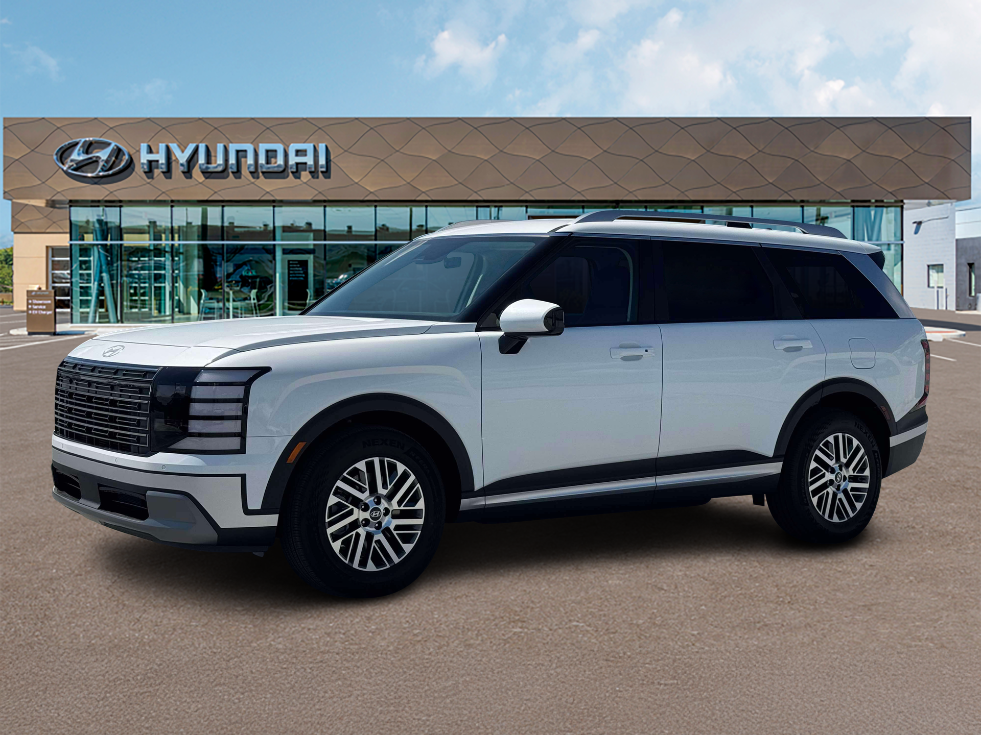 New 2027 White Hyundai SEL AWD image 2