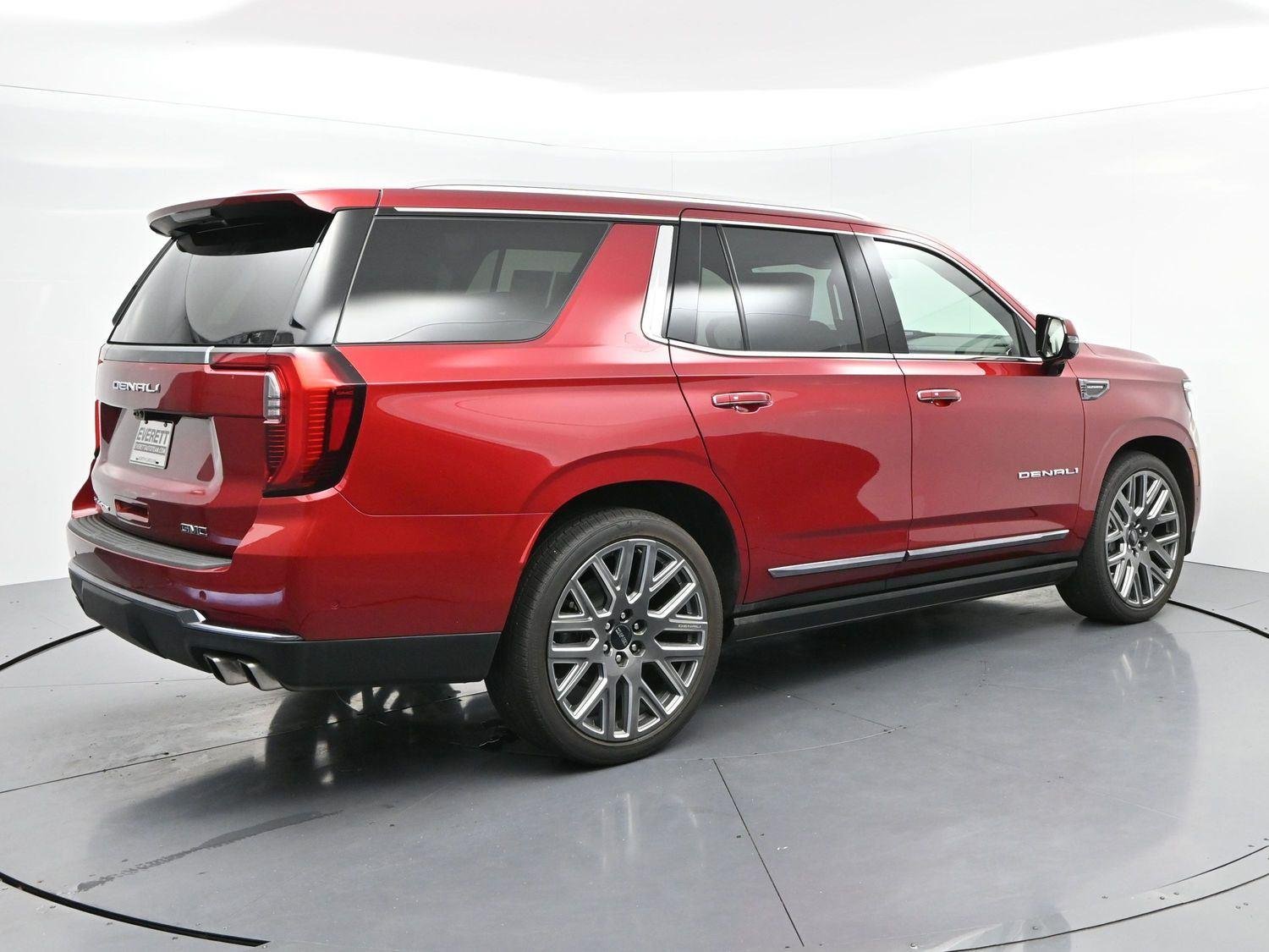 Used 2025 Volcanic Red Tintcoat GMC Denali Ultimate image 7