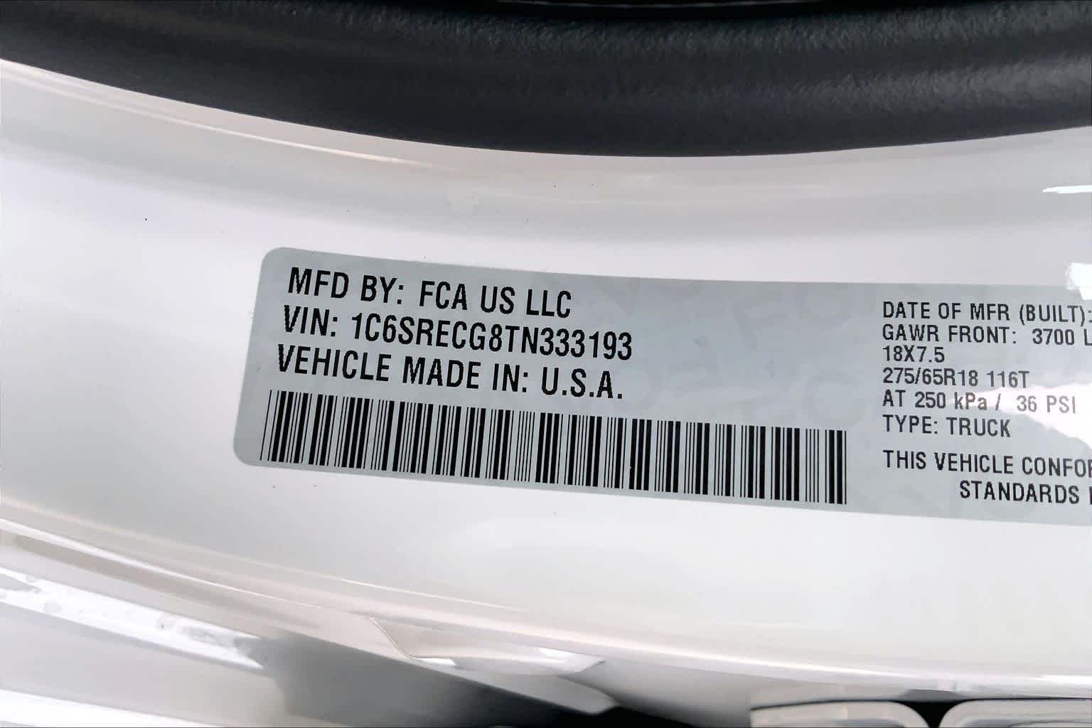 New 2026 Bright White Clear-Coat Exterior Paint RAM Tradesman image 18