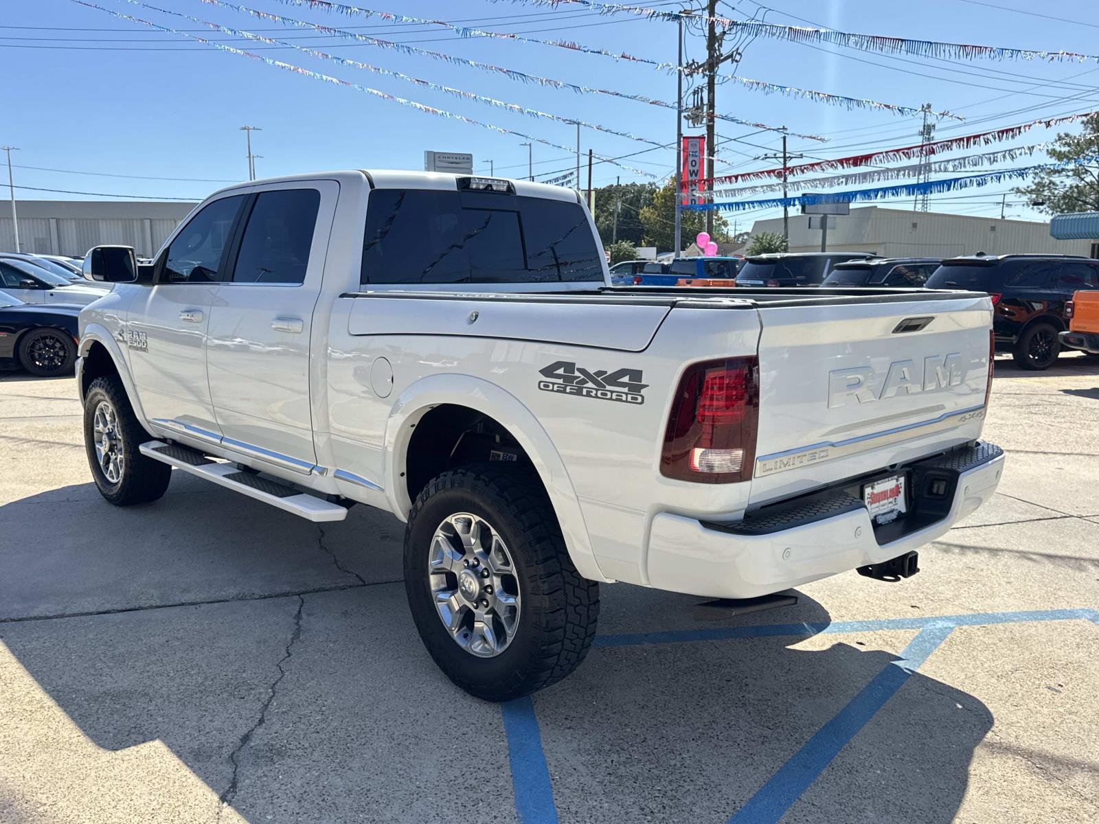 Used 2018 Bright White Clearcoat Ram Limited image 5