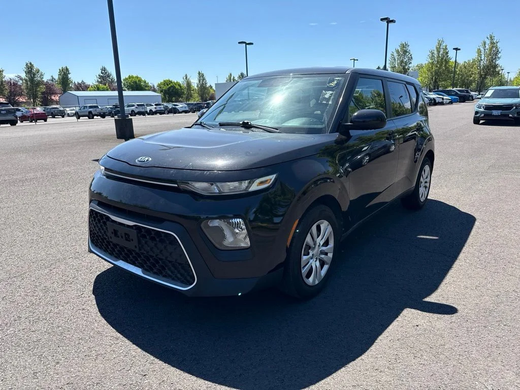 Used 2021 Cherry Black Kia LX image 2