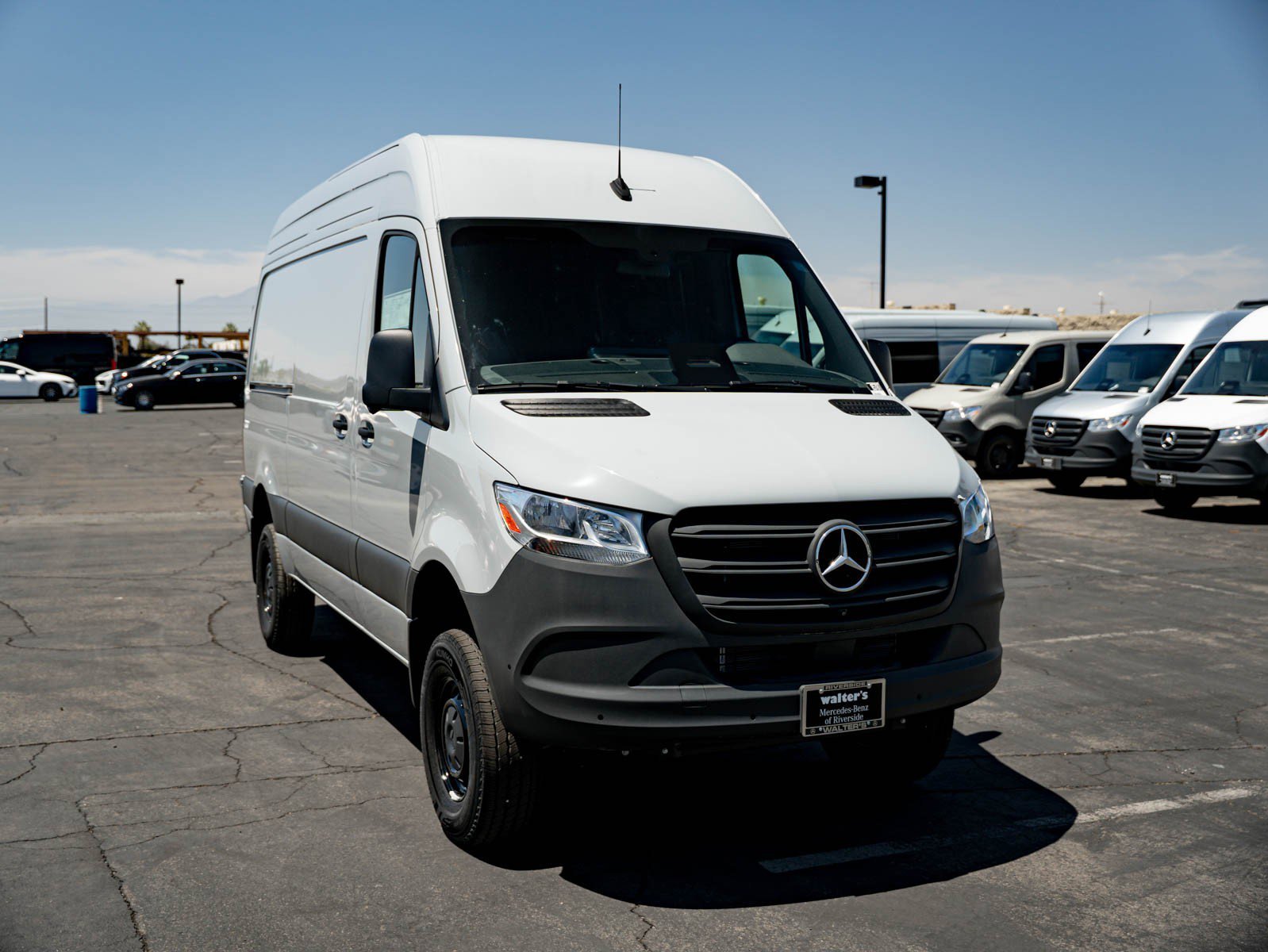 New 2025 Silver+Gray Mercedes-Benz 2500 High Roof I4 Diesel HO 144 AWD image 3