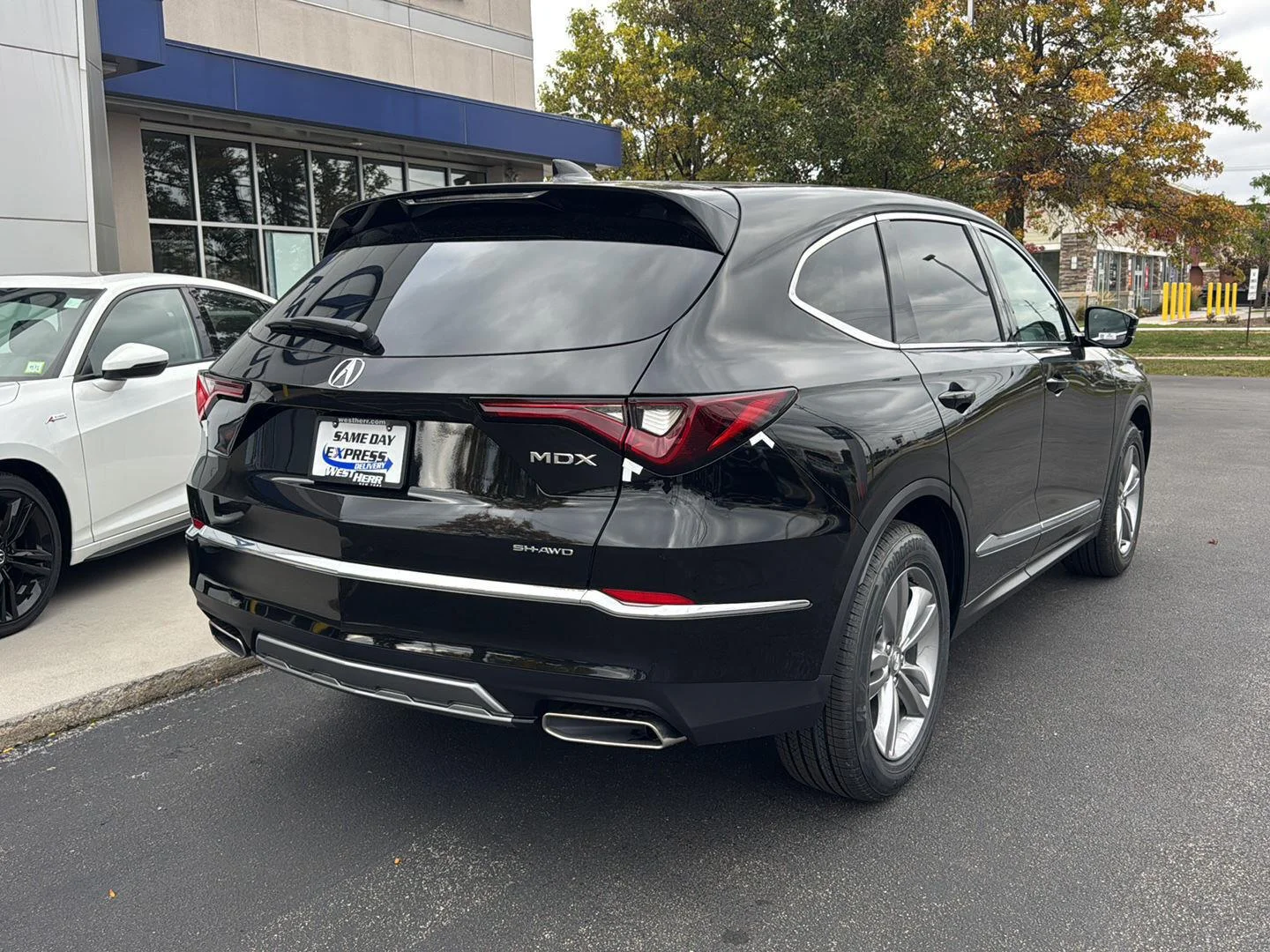 New 2026 Majestic Black Pearl Acura SH-AWD image 8