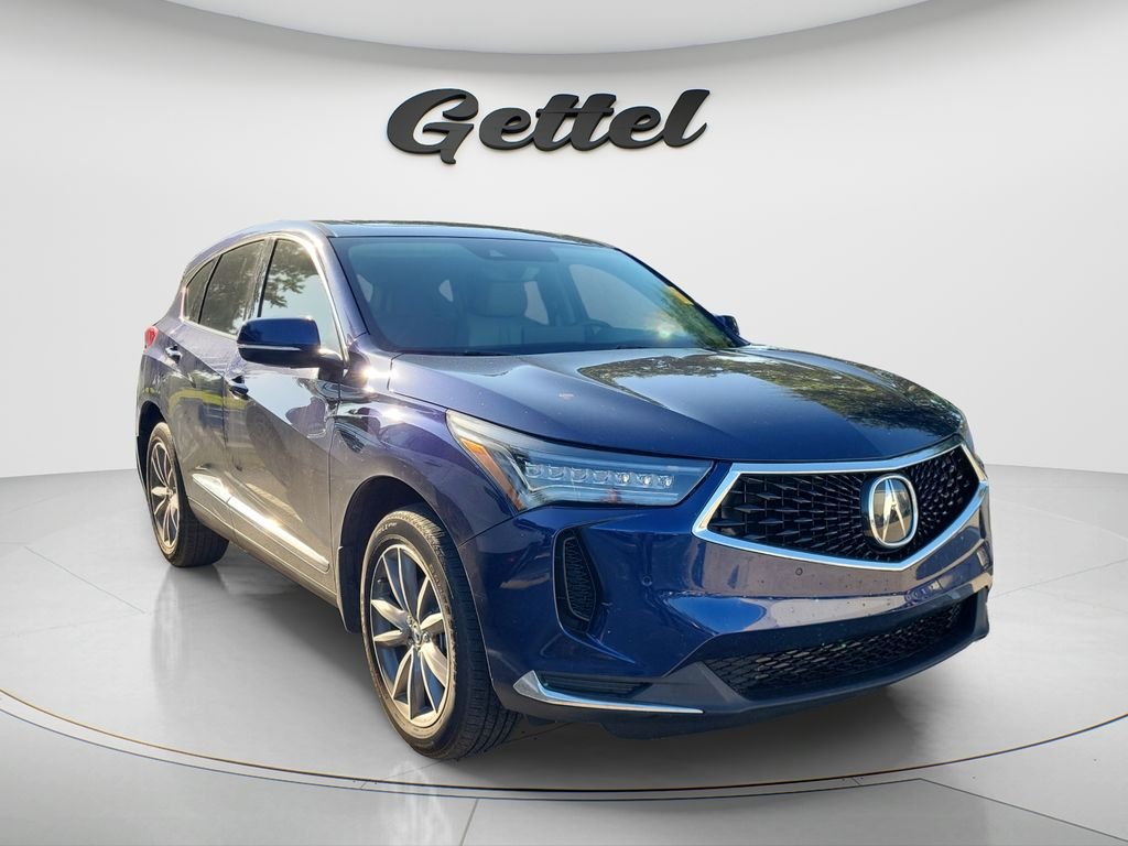 Used 2024 Fathom Blue Pearl Acura SH-AWD TECH image 2