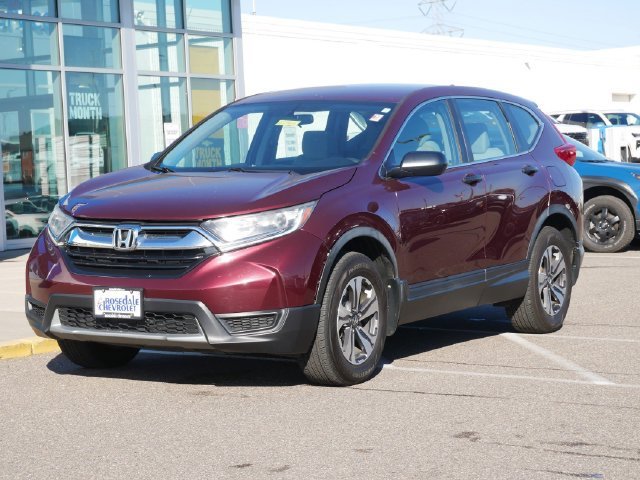 Used 2017 Honda CR-V LX with VIN 5J6RW6H39HL004866 for sale in Roseville, Minnesota