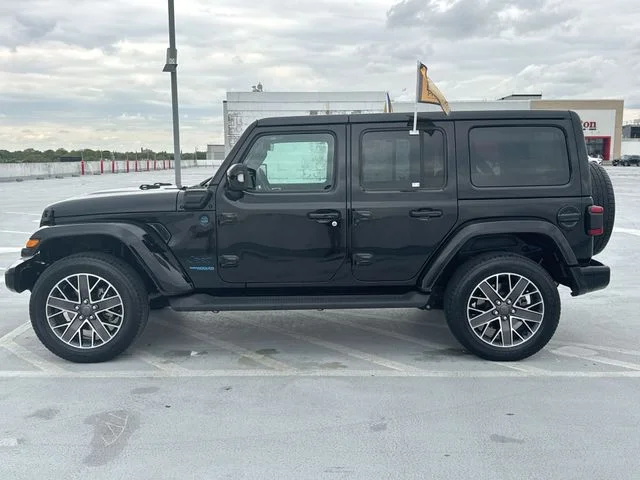 Certified Used 2022 Black Jeep Unlimited Sahara High Altitude 4xe image 5