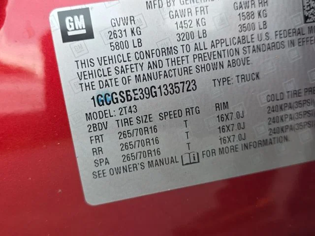 Used 2016 Red Chevrolet Work Truck image 34