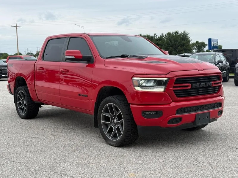 Used 2019 Flame Red Ram Sport 4x4 Crew Cab 5